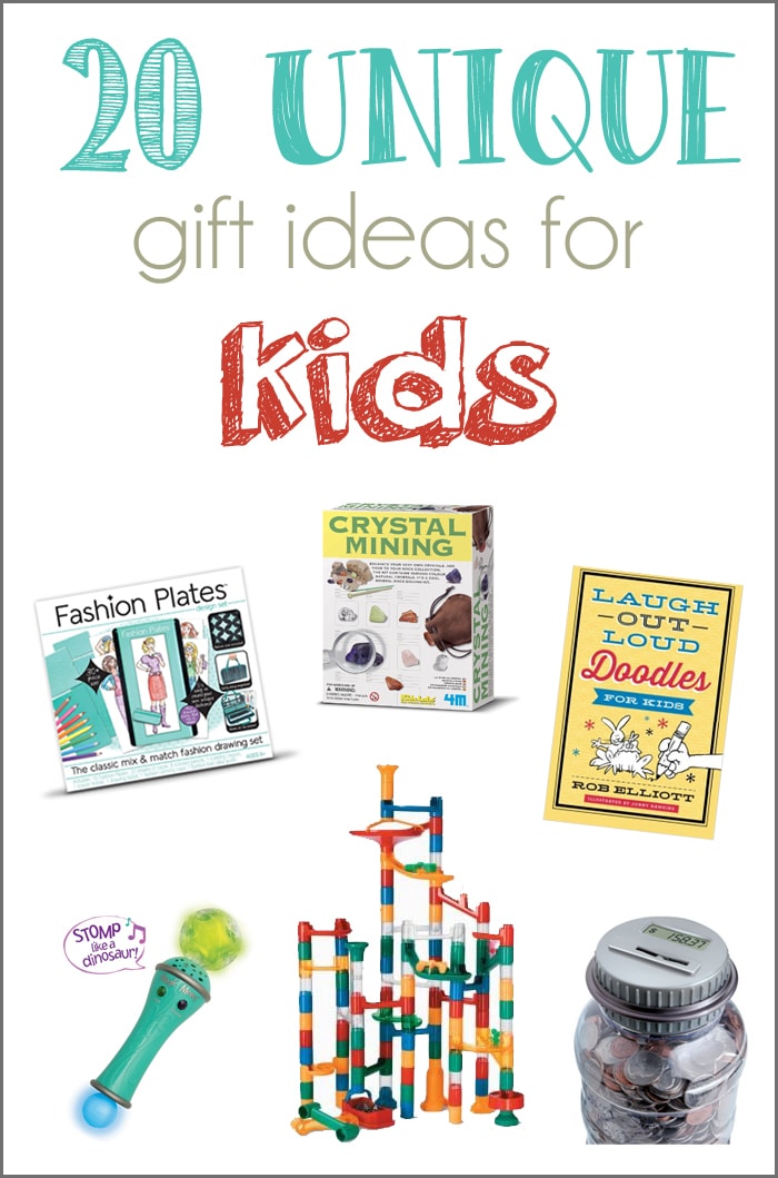 20 Unique Gift Ideas for Kids and a GIVEAWAY!  Cutesy Crafts