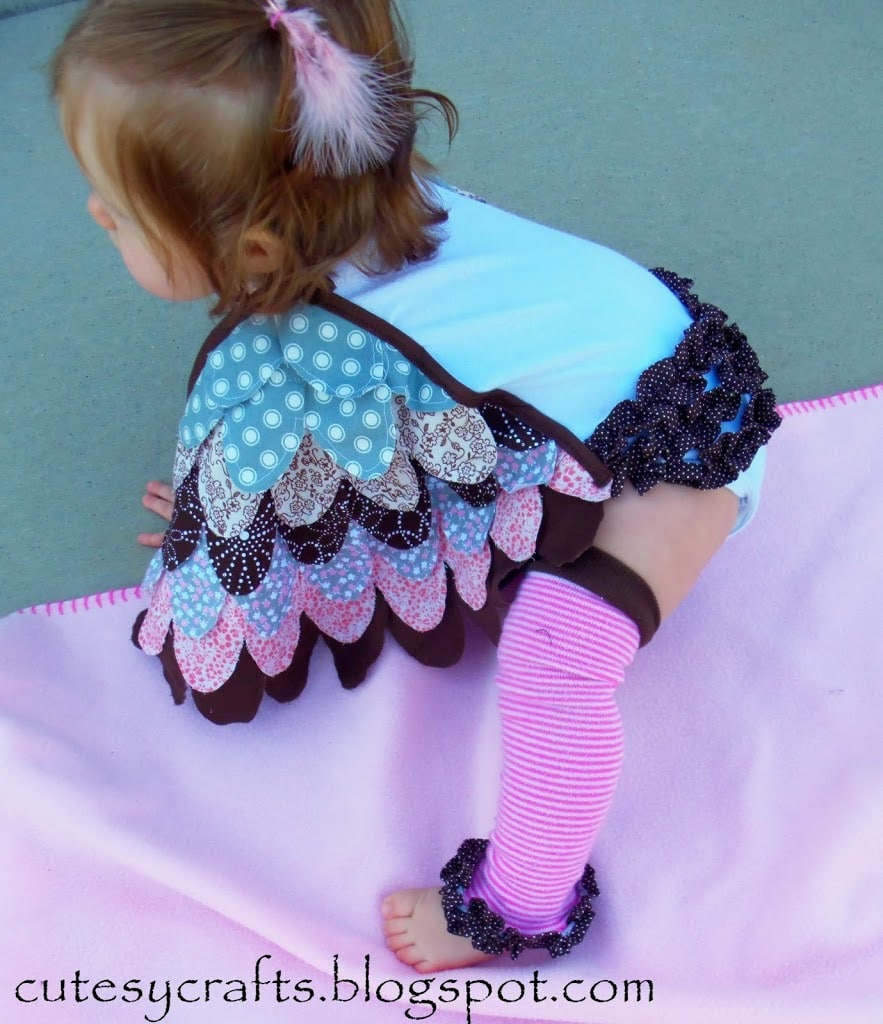 DIY Baby Owl Costume Tutorial - Cutesy Crafts