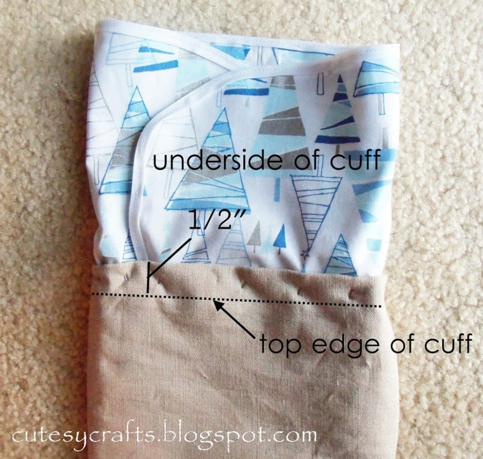 Linen Stockings - Cutesy Crafts