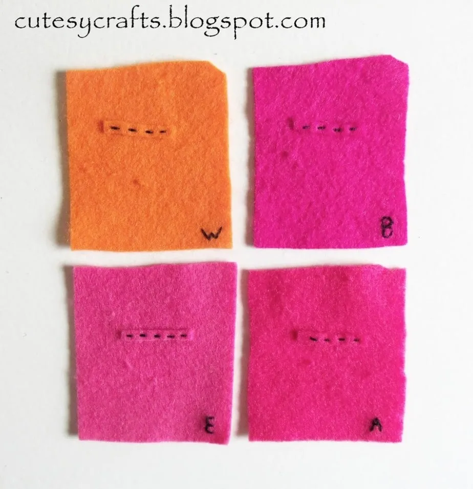 Comparison of different types of felt from Cutesy Crafts.