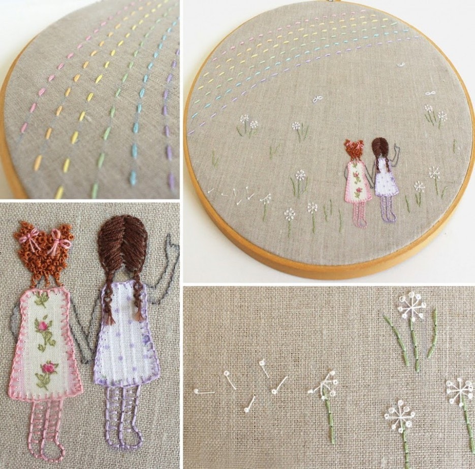 This Too.. Hand Embroidery Hoop Pattern