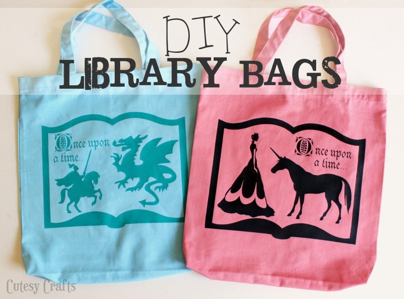 DIY Library Bags