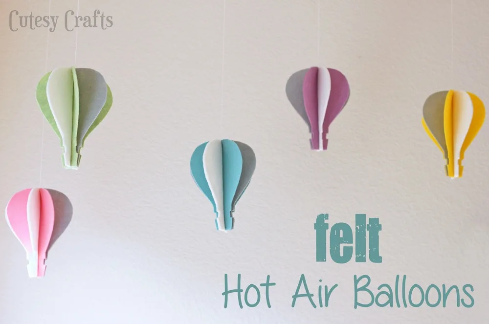 Felt Hot Air Balloon Craft