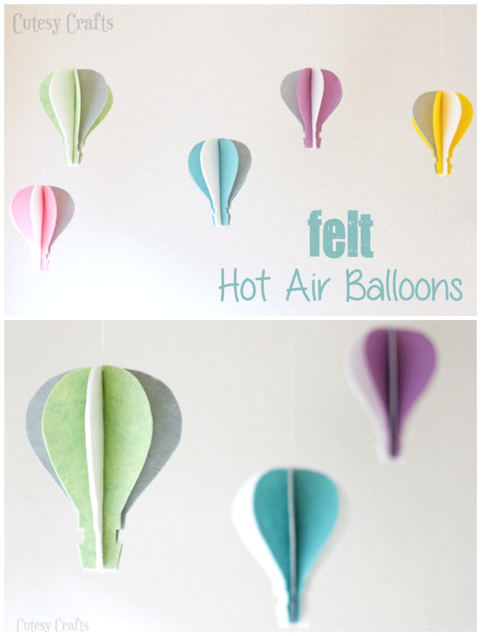 Felt Hot Air Balloon Craft