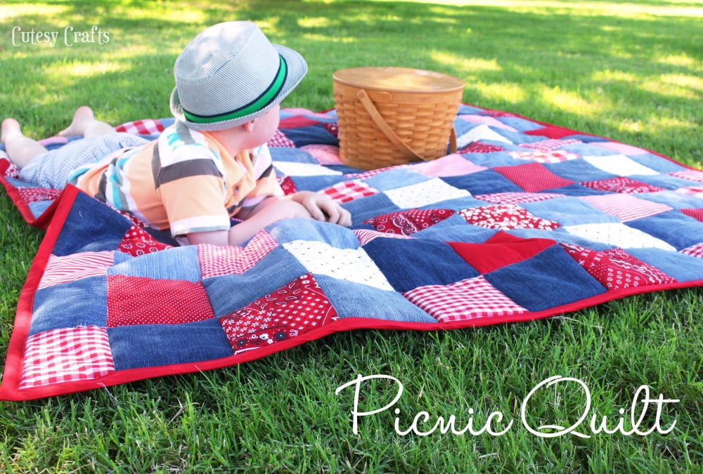 Diy picnic deals blanket