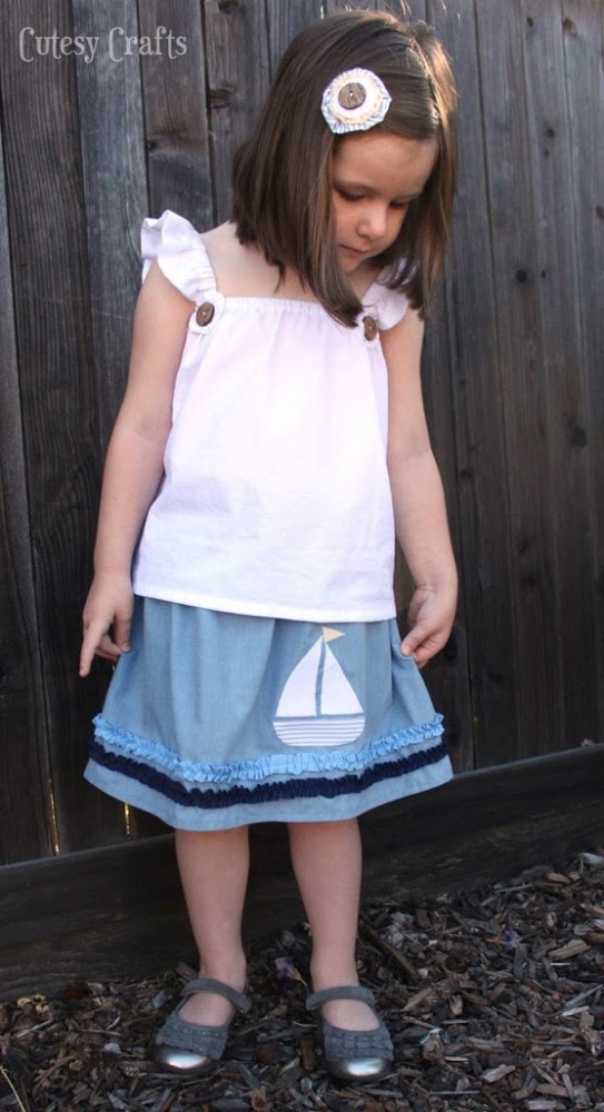 Sail Away Summer Outfit - Cutesy Crafts