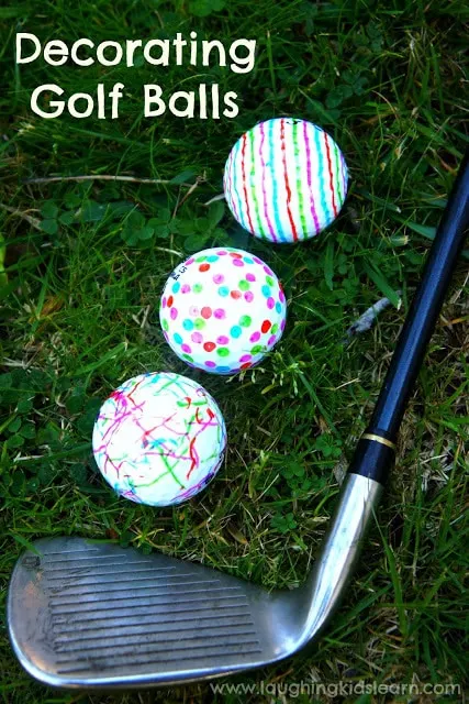 Decorating Golf Balls