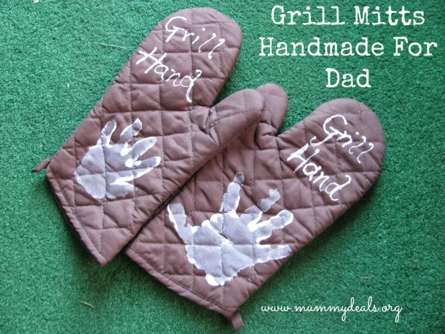 Grill Mitts Homemade For Dad