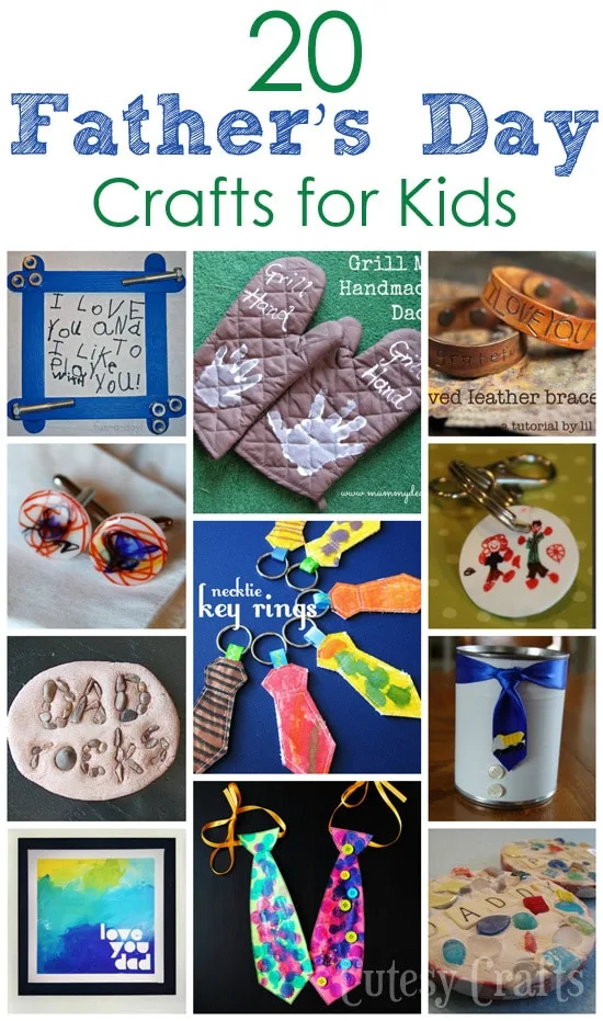 20 Father s Day Crafts for Kids Cutesy Crafts