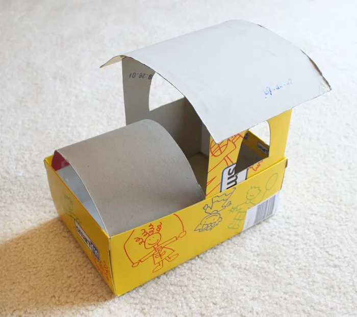 DIY Sewing BOX out of shoebox 