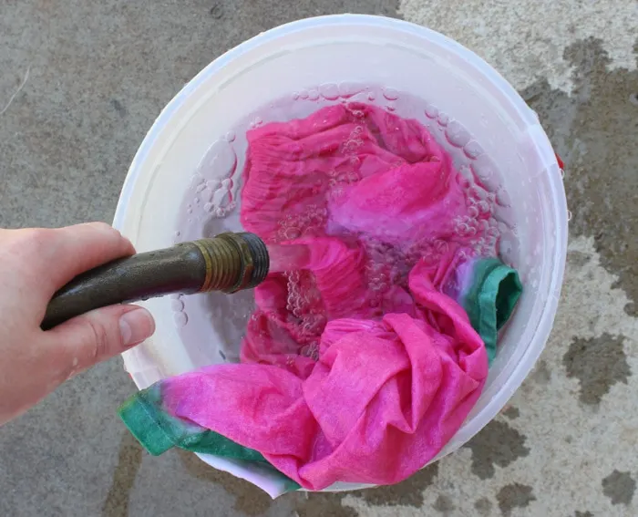 Dip Dye Watermelon Skirt - Made from a flour sack tea towel!