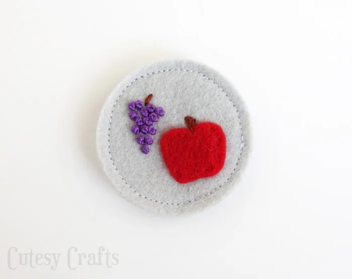 Fruit Applique Embroidery Pattern and Tutorial — Stubbornly Crafty