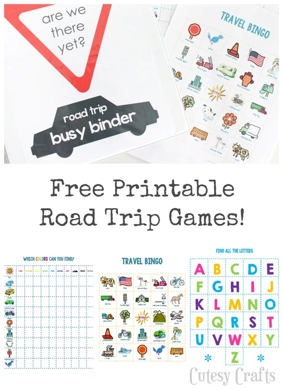 Free Travel Printable Worksheets  Travel binder, Road trip fun, Road trip  activities