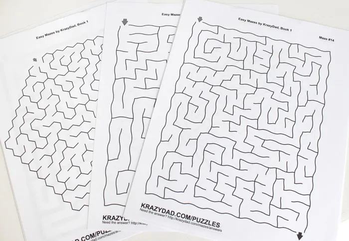 3 Free and Engaging Printable Road Trip Maze Activities for Kids - Smart  Cookie Printables