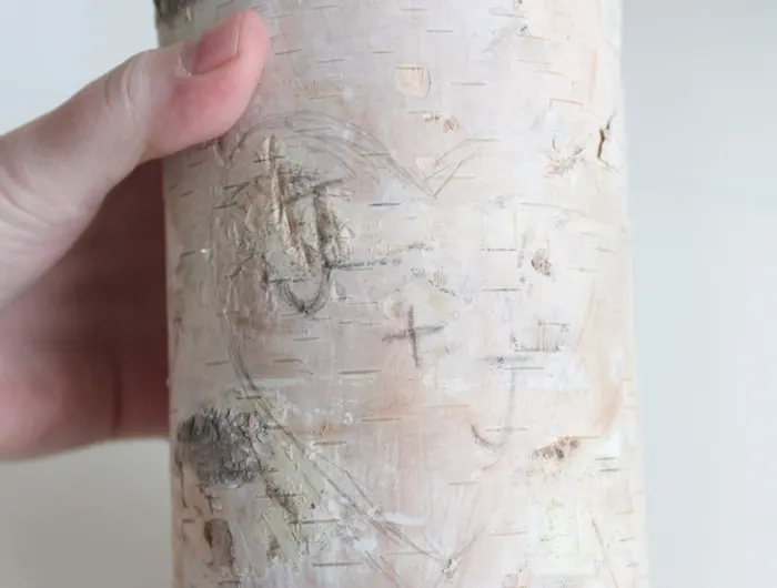 Birch Pillar DIY Candle Holder