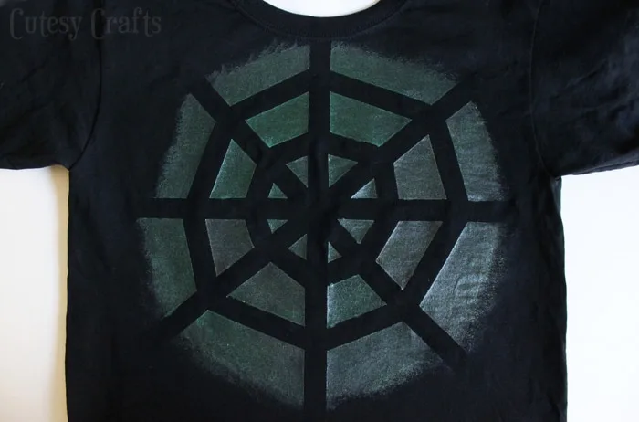 Glow in the Dark Spiderweb Shirt #TulipGlow