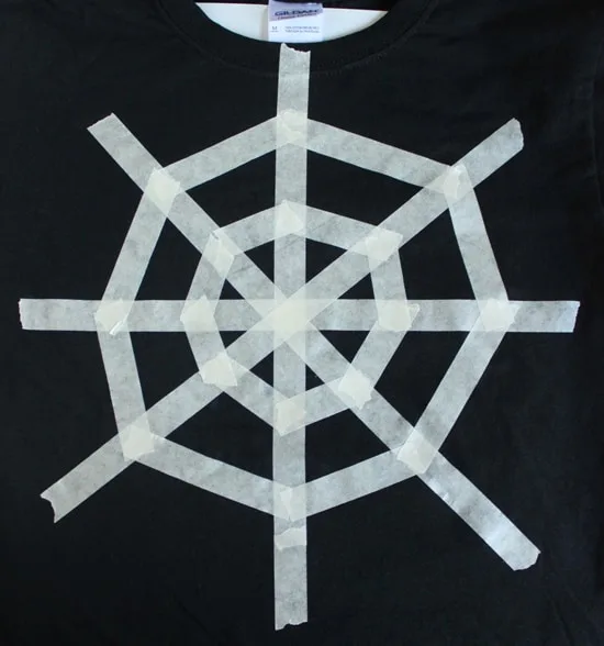 Glow in the Dark Spiderweb Shirt #TulipGlow