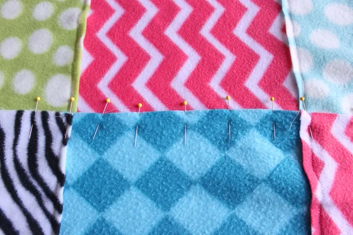 How to Make Fleece Blankets from Scraps Cutesy Crafts