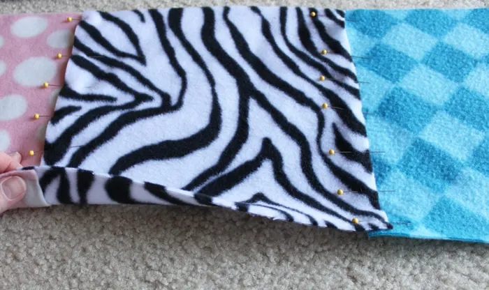 How to Make Fleece Blankets from Scraps Cutesy Crafts