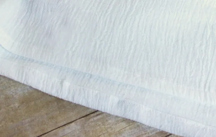 DIY Stamped Muslin Swaddling Blankets
