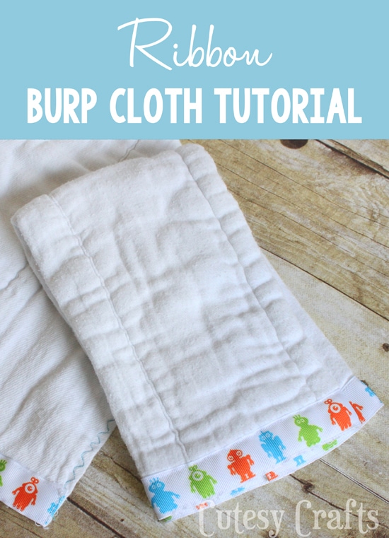 Handmade store burp cloths