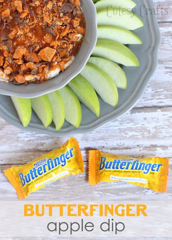 Butterfinger Apple Dip Recipe Cutesy Crafts