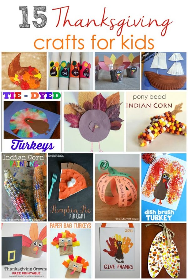 15 Thanksgiving Crafts for Kids - Cutesy Crafts