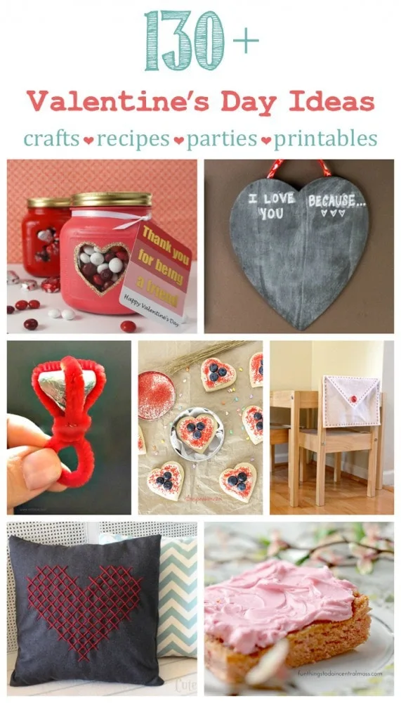 If you're searching for Valentine's Day ideas, look no further. Here are over 130 Valentine's Day crafts, recipes, printables, party ideas and more!