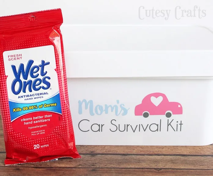Mom's Car Survival Kit #GrabAWetOnes #ad