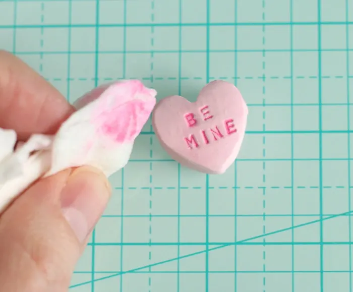 Clay Conversation Heart DIY Hair Bows