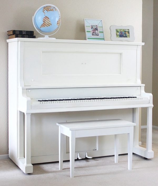 Piano Makeover Part 2 Should you paint a piano? Cutesy Crafts