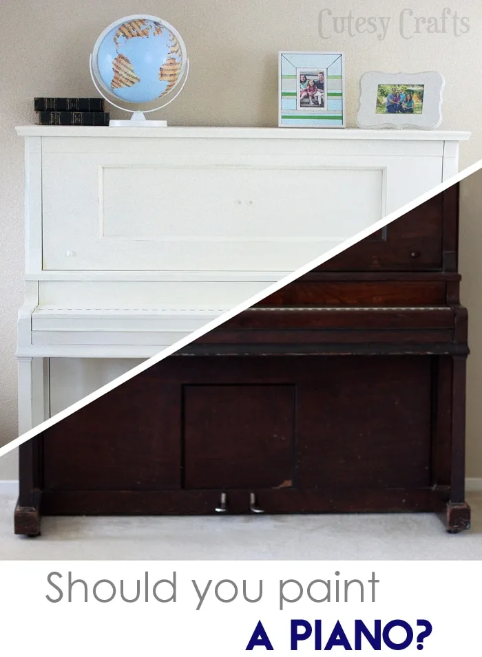 Piano Makeover Part 2: Should you paint a piano?