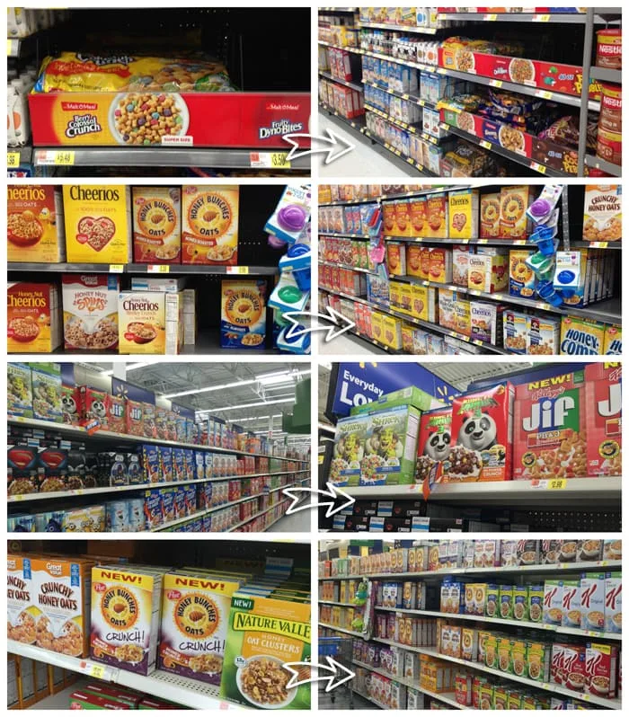 Post Cereal at Walmart