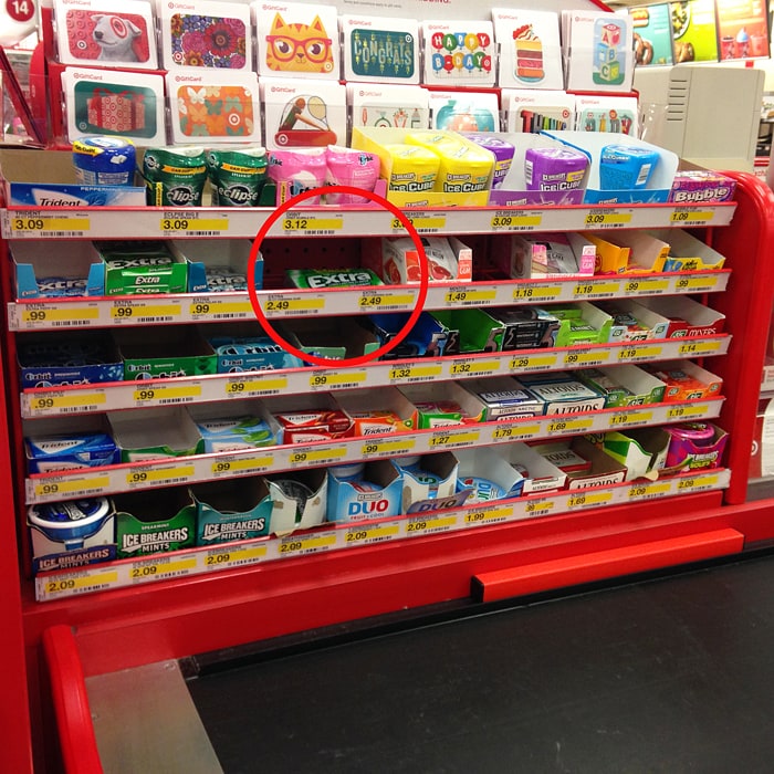 Extra Gum at Target