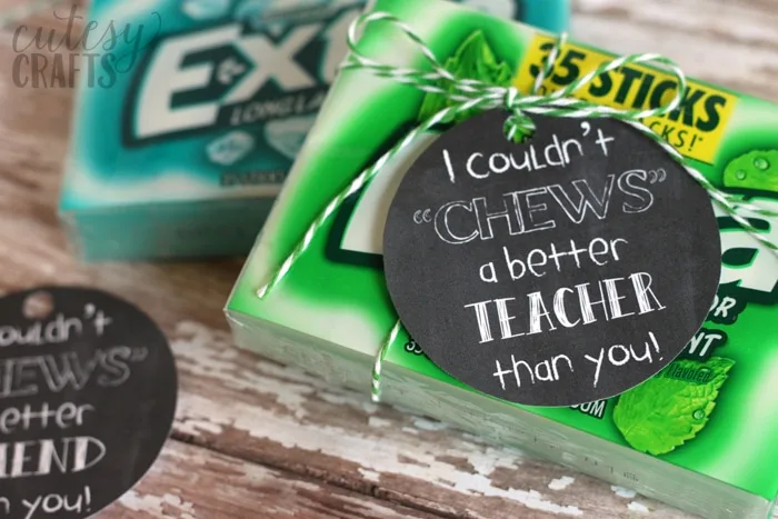 Gum Gift Tag Printables #GiveExtraGetExtra #Target #ad