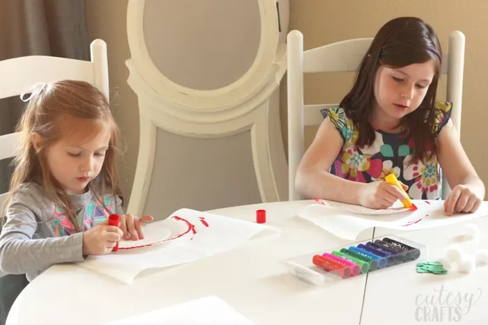 painting with kwik stix