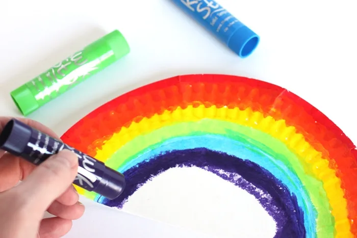 Paper Plate Rainbow St. Patrick's Day Craft