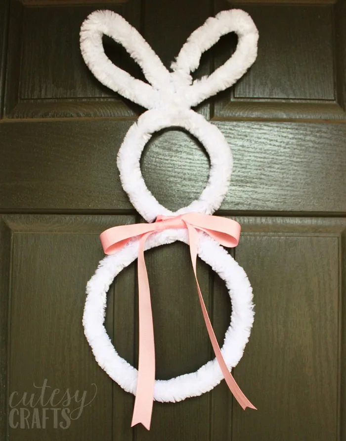 Kids Easter Craft - Pipe Cleaner Bunny Ears - Cutesy Crafts