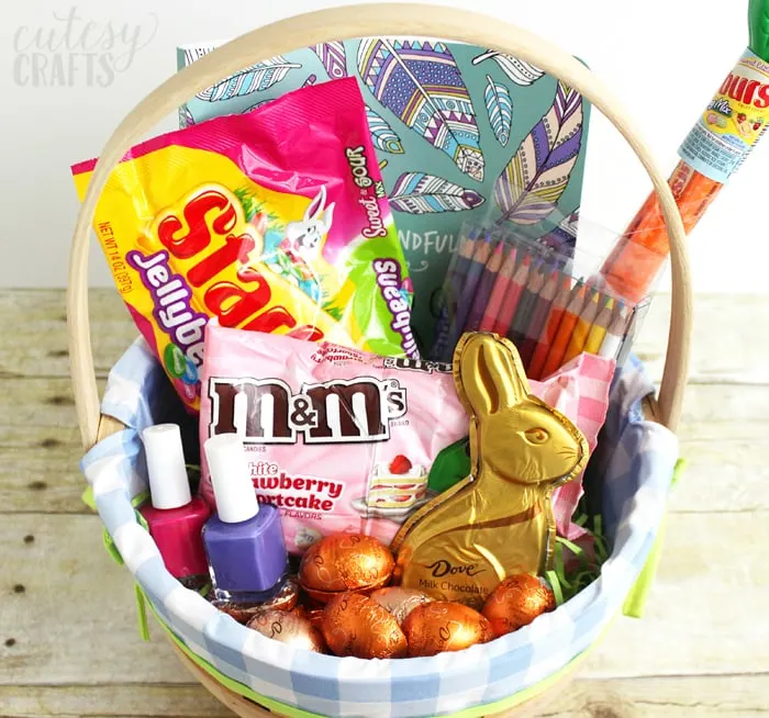 Easter Basket for Mom with Printable Easter Tags
