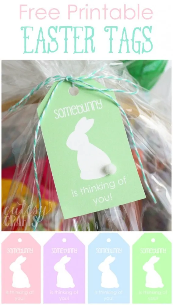 Easter Basket for Mom with Printable Easter Tags #EasterSweets #ad