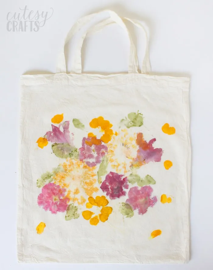 Pressed Flowers Farmhouse Hand Bag