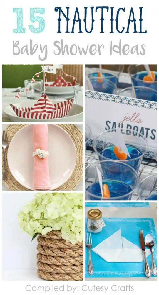 Nautical favors store for baby shower