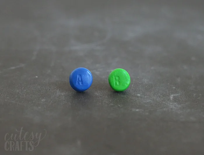 Clay Nintendo Button DIY Earrings