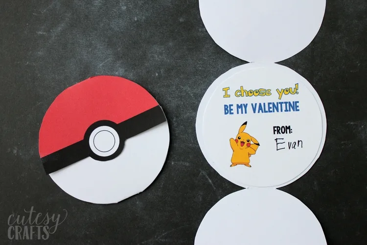 Free Printable Pokemon Valentines