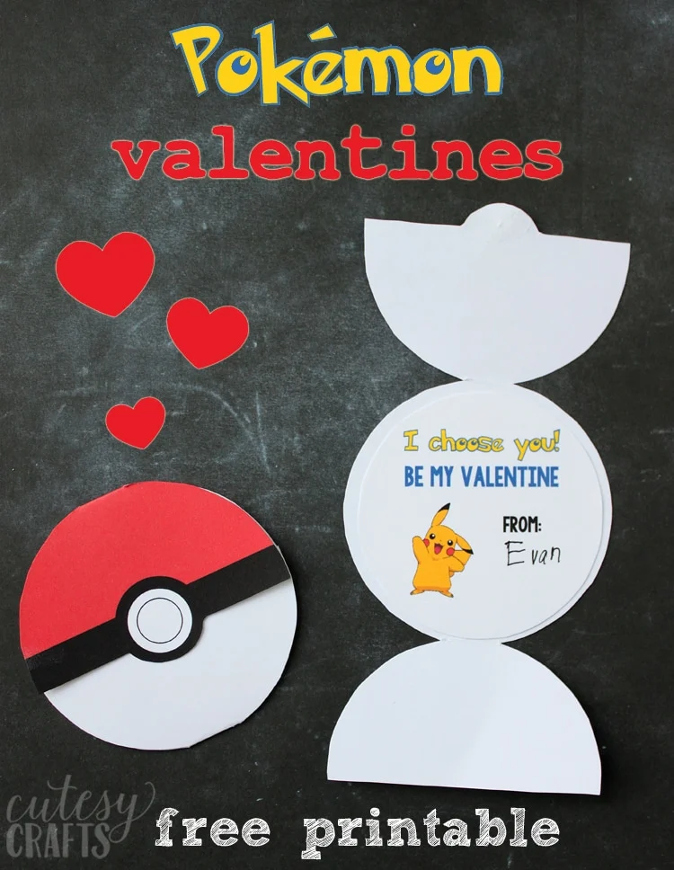 Pokemon Birthday Party Invitations With Free Silhouette Cut File Cutesy Crafts