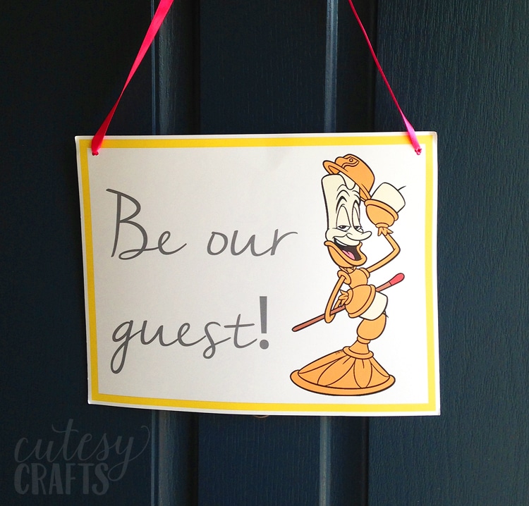Beauty and the Beast Party Printables