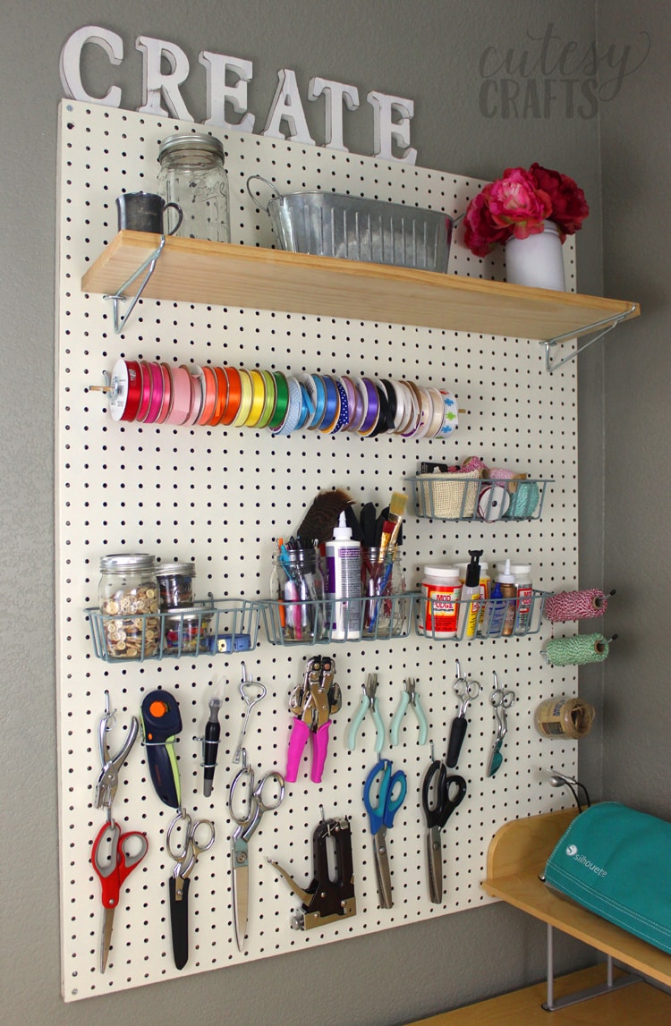 Easy Craft Room Ideas - Cutesy Crafts