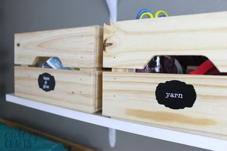 Practical Craft Room Storage Ideas - Cutesy Crafts