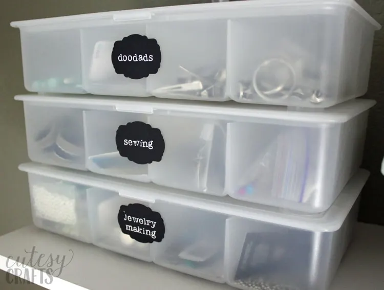 Craftaholics Anonymous®  Small Craft Room Storage Ideas