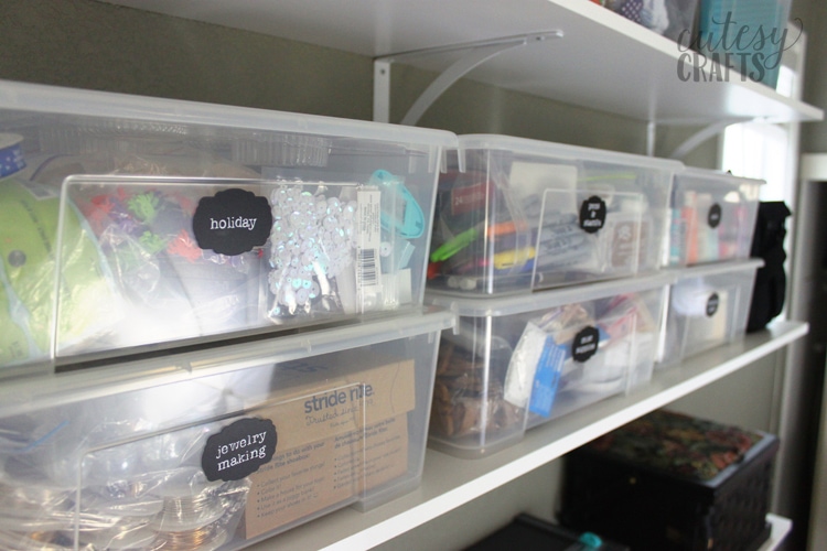 Practical Craft Room Storage Ideas - Cutesy Crafts